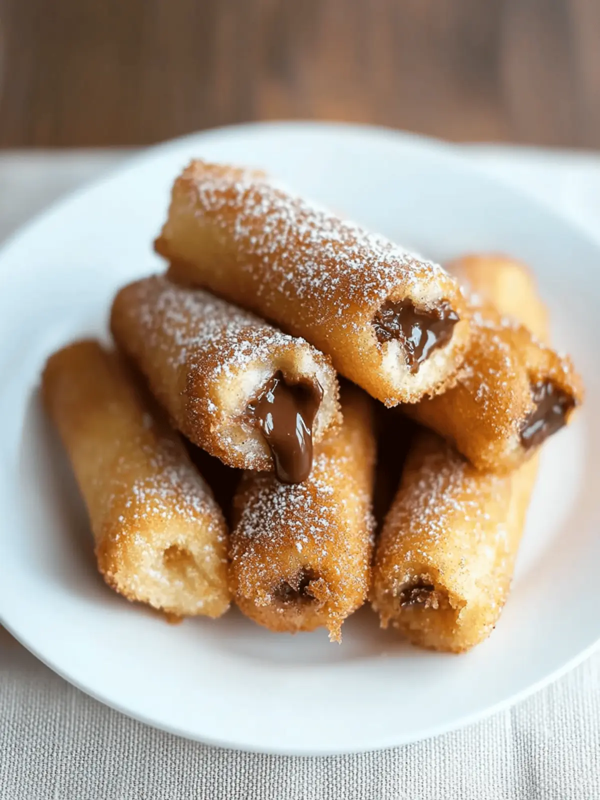 Nutty Churro Bites with Nutella