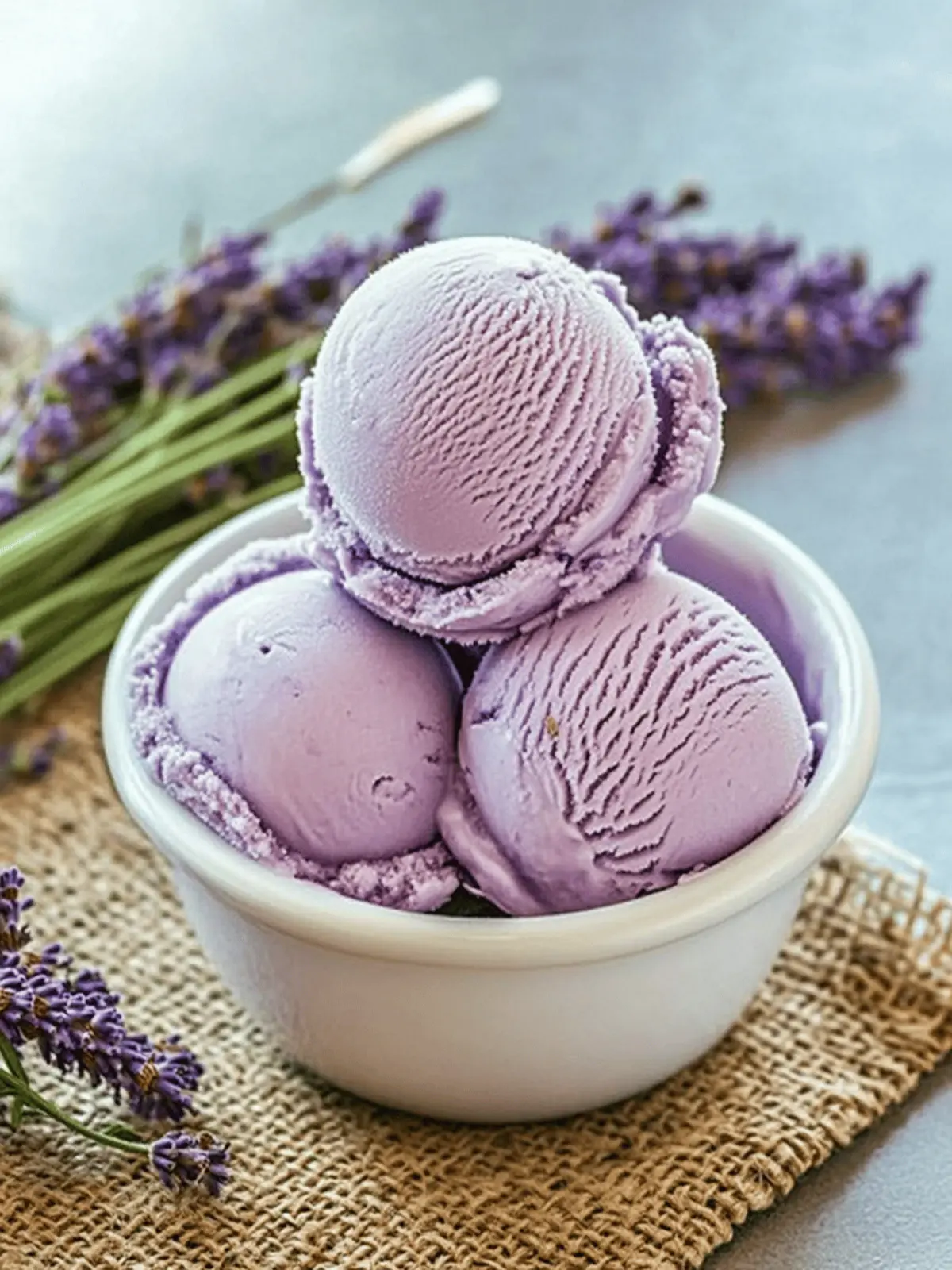 Lavender Ice Cream