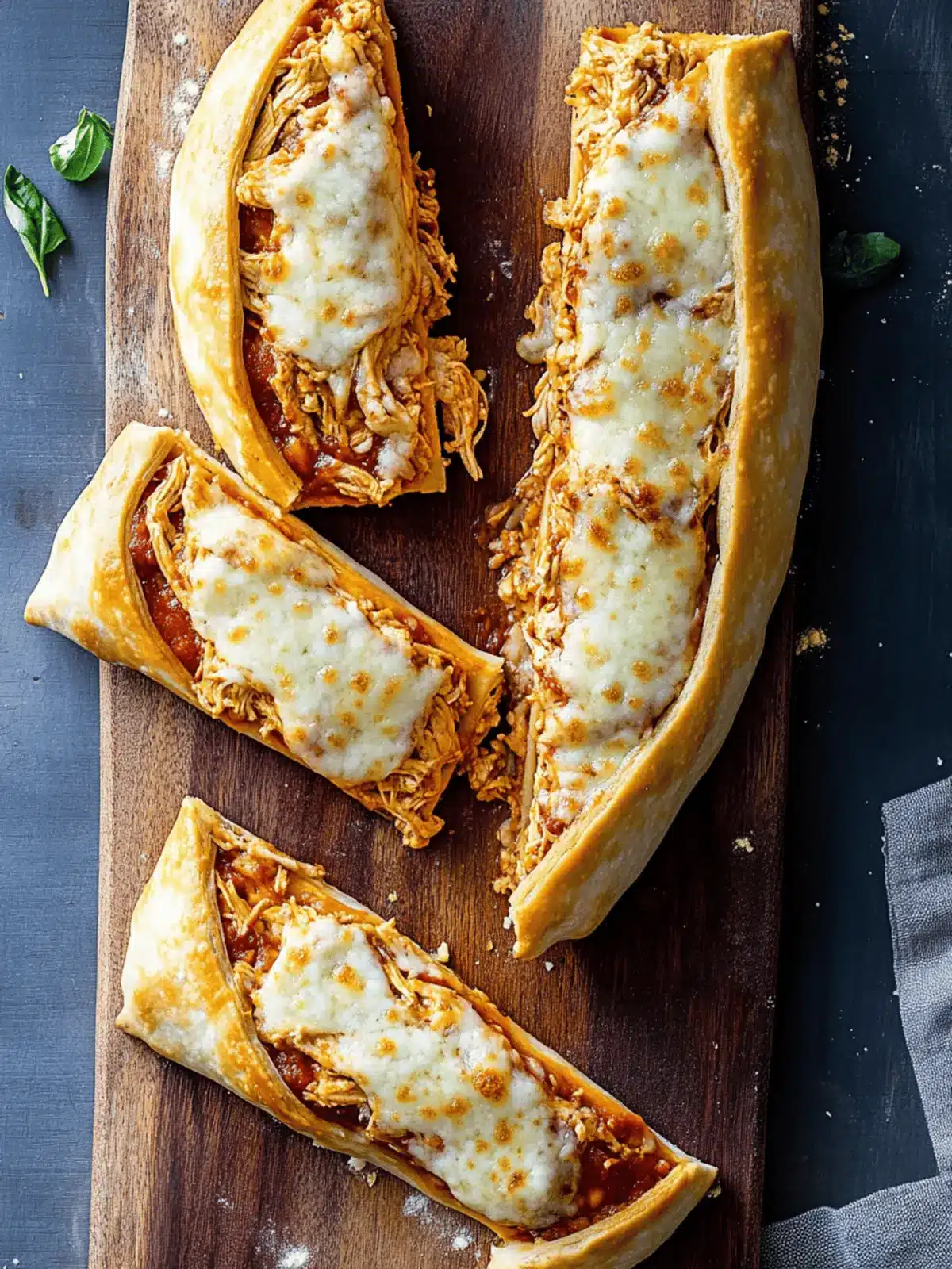 Chicken Parmesan Calzone