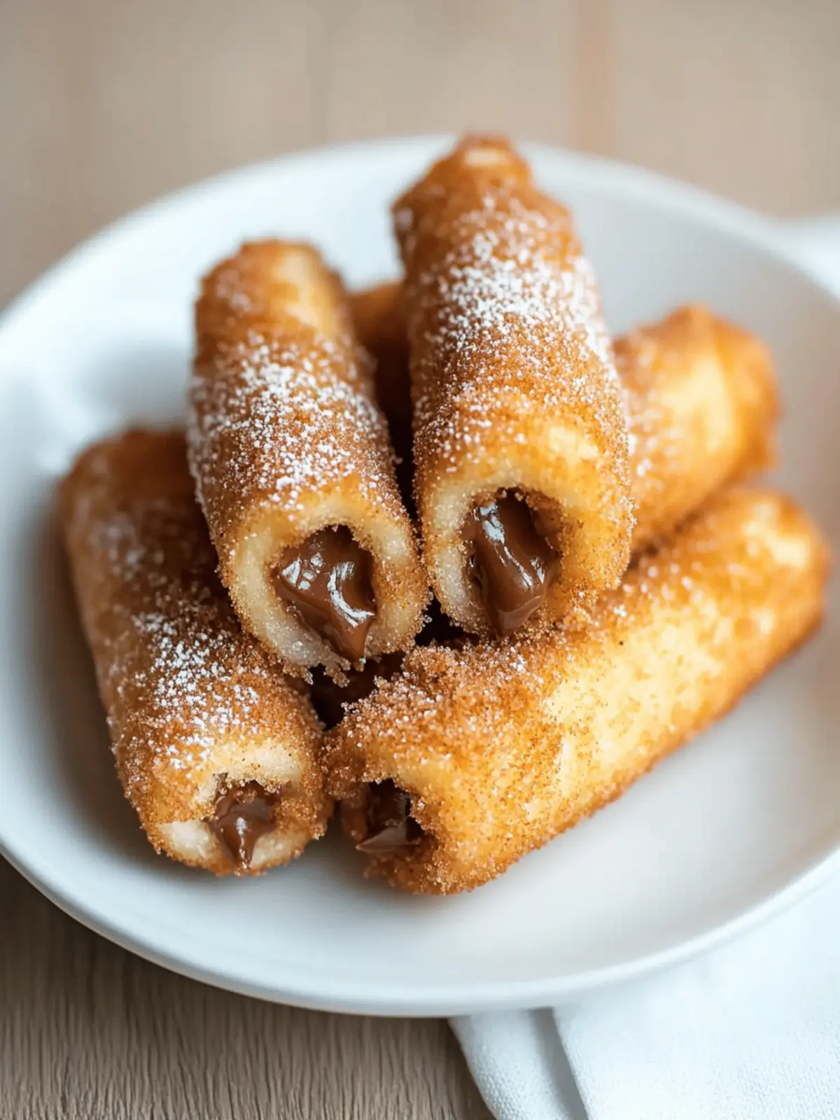 Nutty Churro Bites with Nutella: A Sweet Party Delight