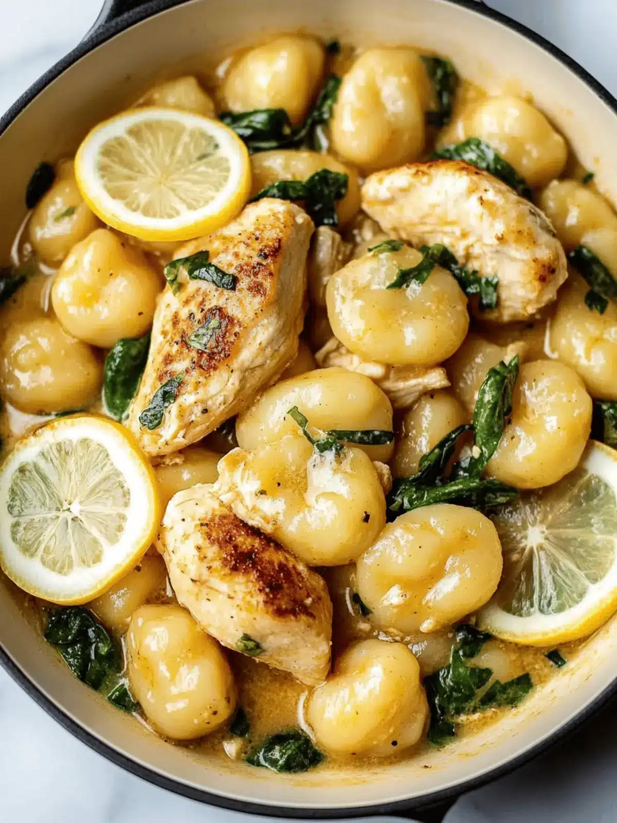 Lemon Chicken Gnocchi