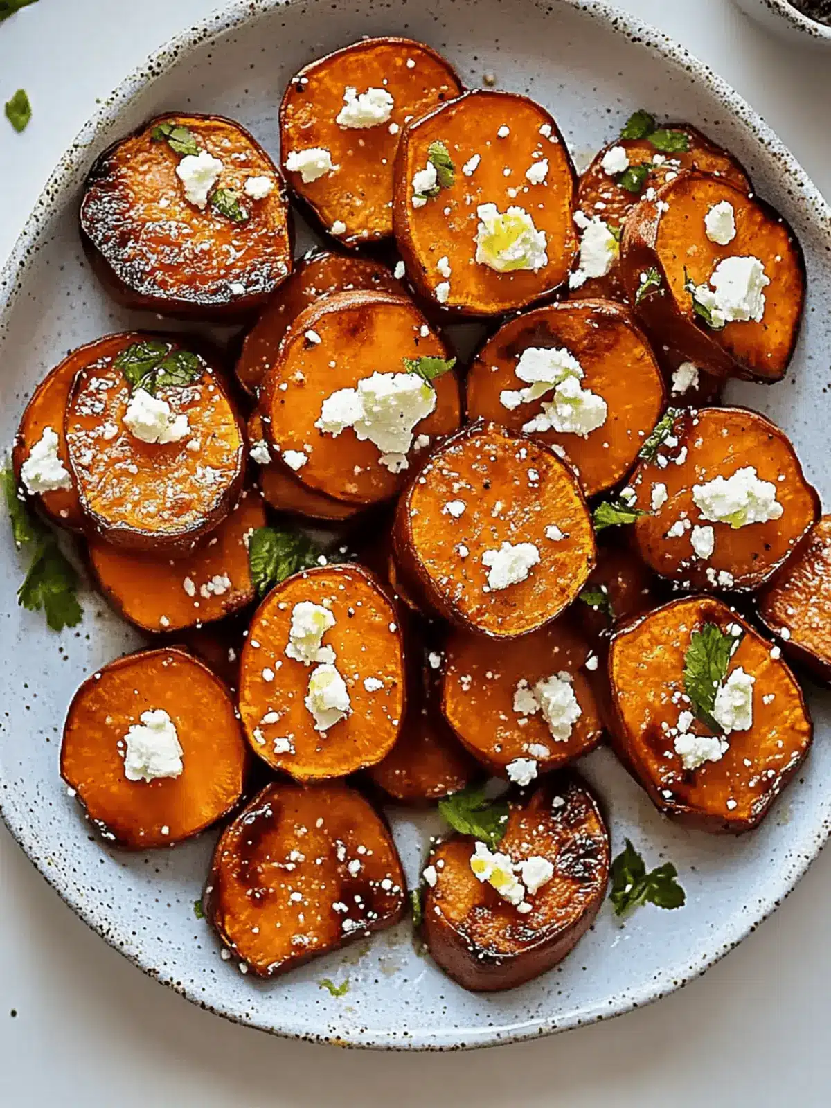 Delicious Honey Feta Sweet Potato Rounds for Easy Entertaining