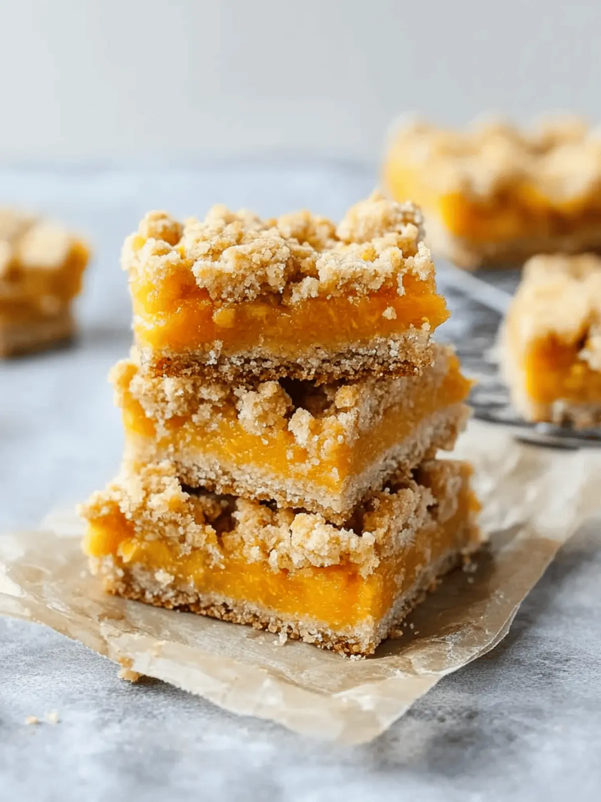 Mango Crumb Bars