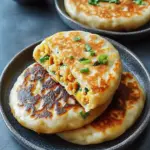 Chinese-Style Savoury Stuffed Breakfast Pancakes