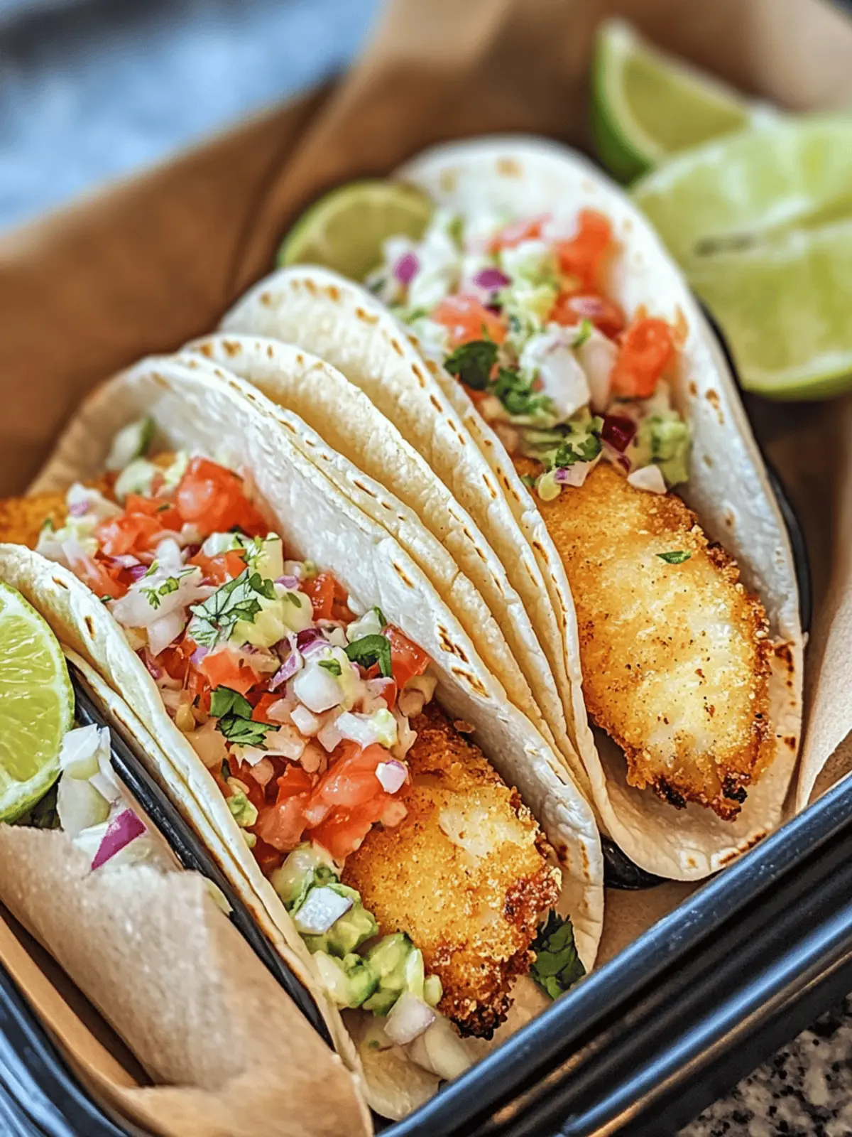 Crispy Fish Tacos with Cilantro Lime Slaw for Flavor Lovers