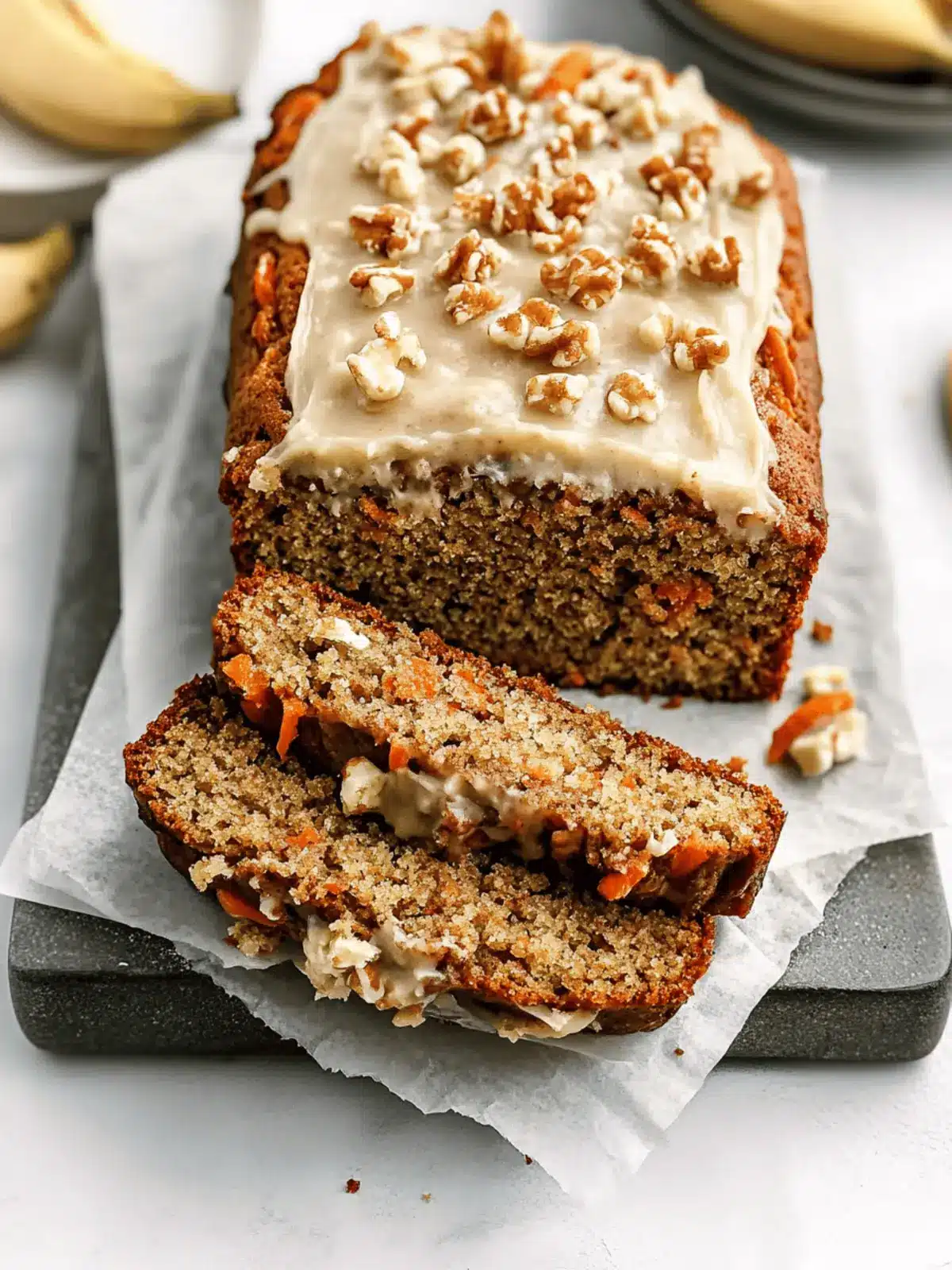 Carrot Cake Banana Bread That's Irresistibly Moist and Sweet