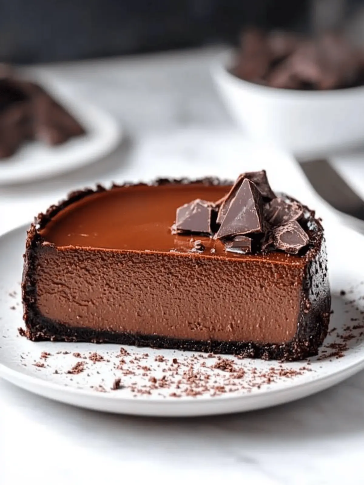 French Chocolate Flan