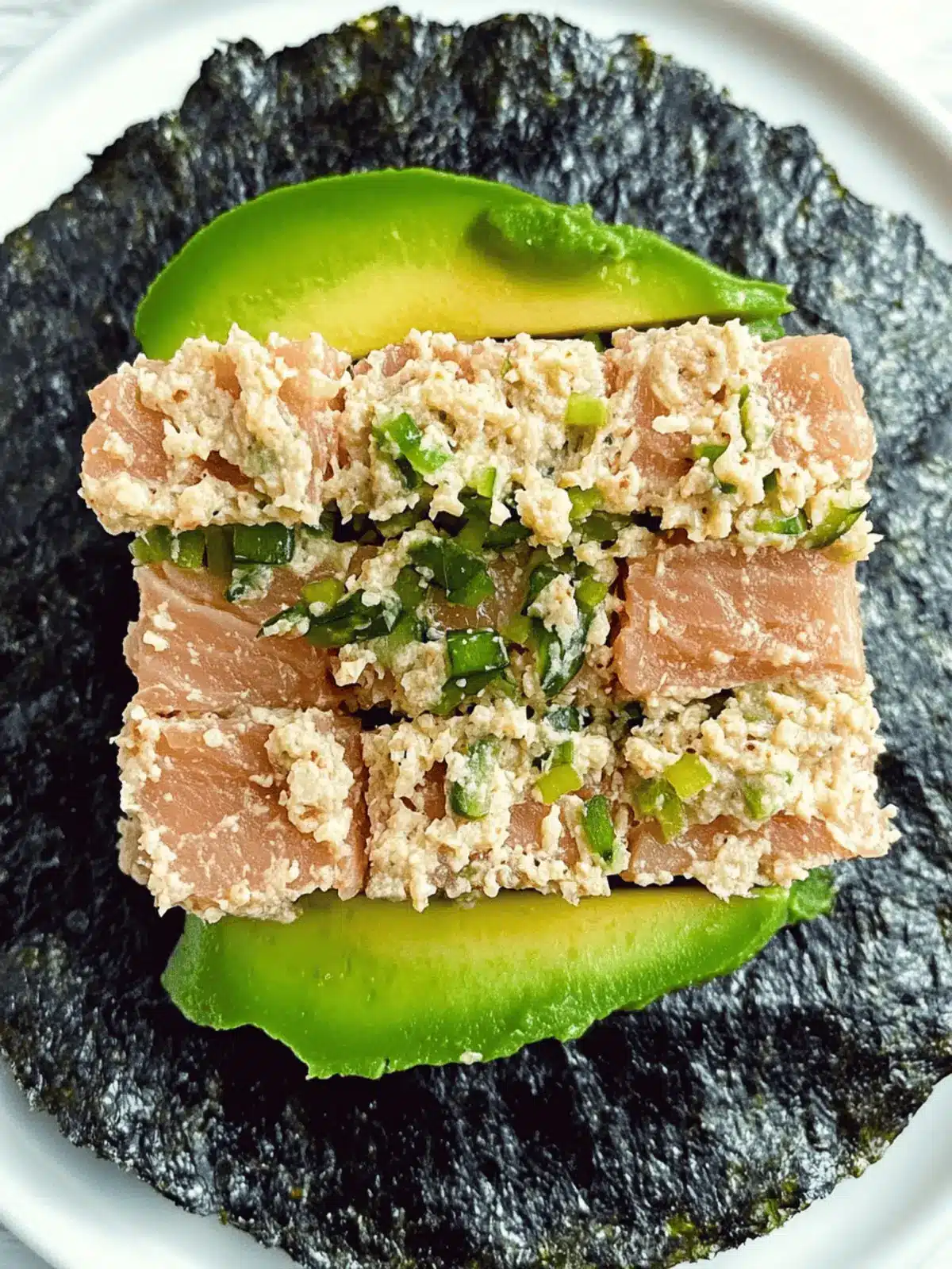 Tuna Salad Nori Wraps