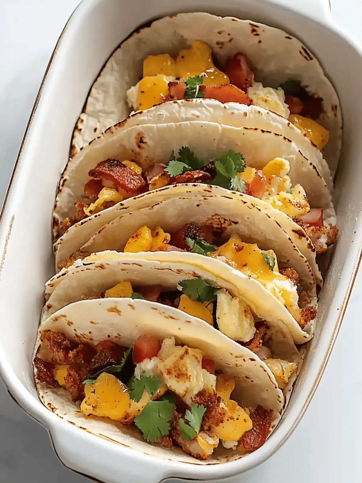 Baked Breakfast Tacos