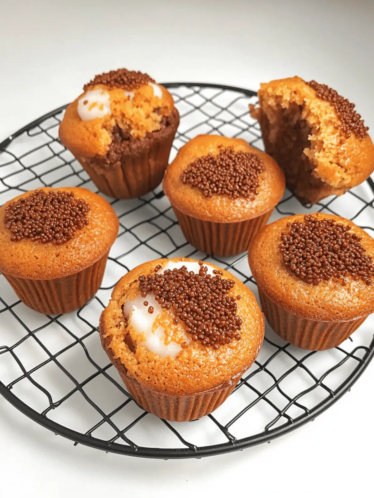 Thai Tea Mochi Muffin