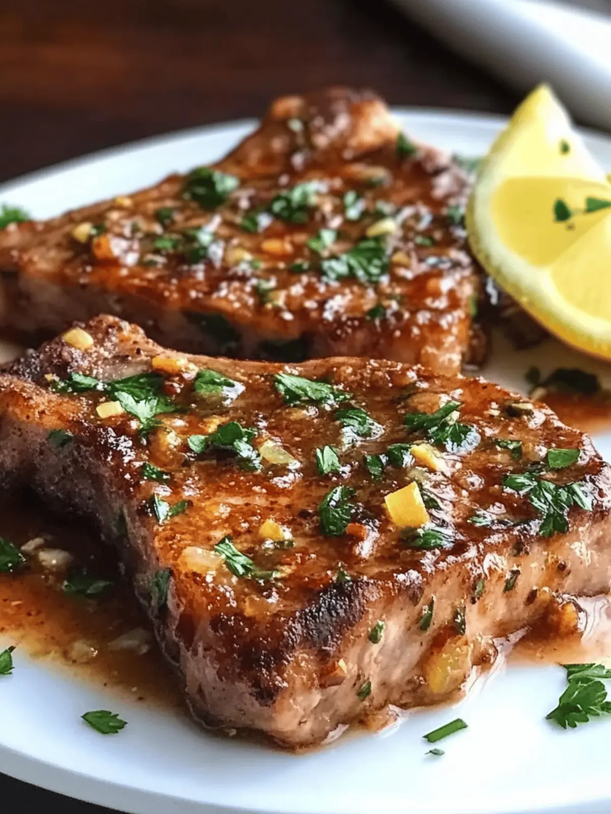Sicilian Pork Chops