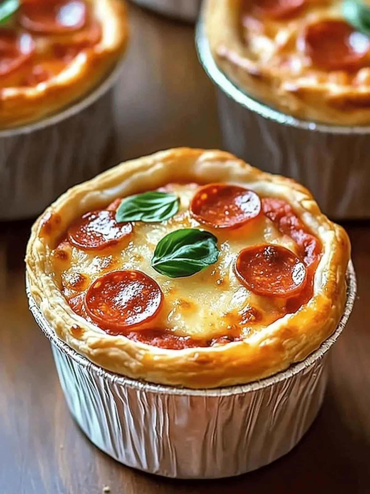 Mini Pizza Pot Pies: Your New Favorite Snack Delight 2 Mini Pizza Pot Pies