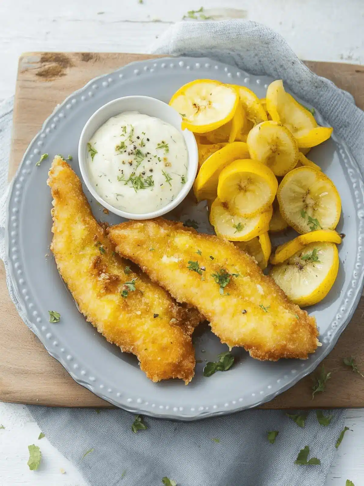 Banana Blossom Vegan Fish