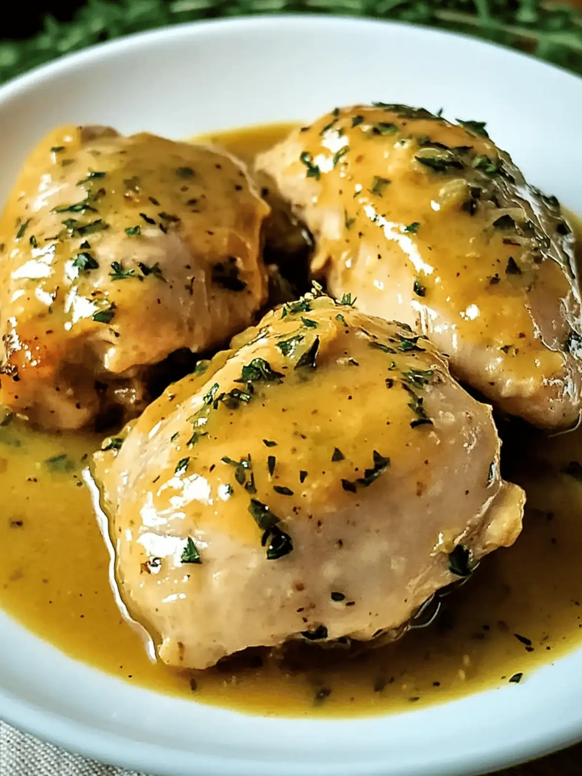 Slow Cooker Honey Mustard Chicken