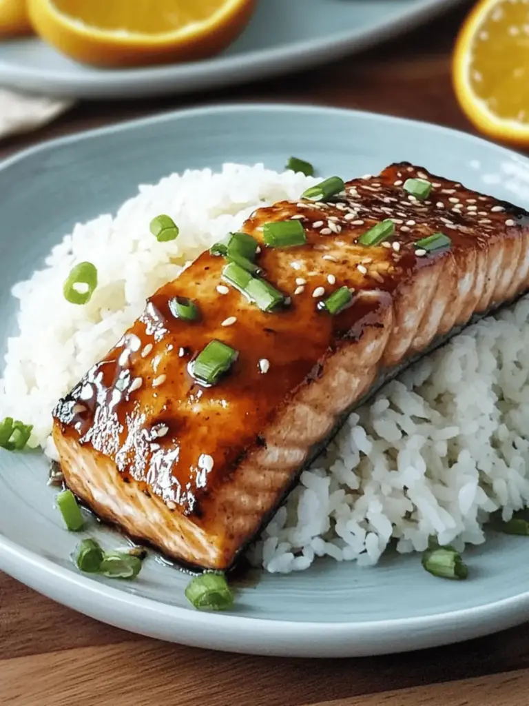 Orange Teriyaki Salmon