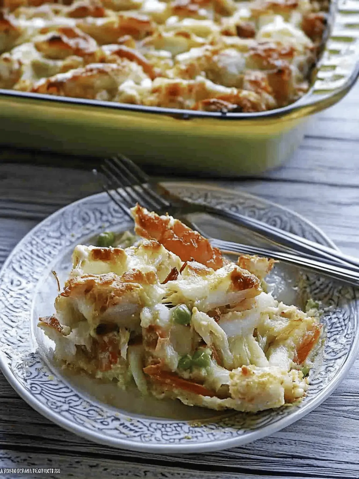 Chinese Baked Crab Delight Seafood Casserole
