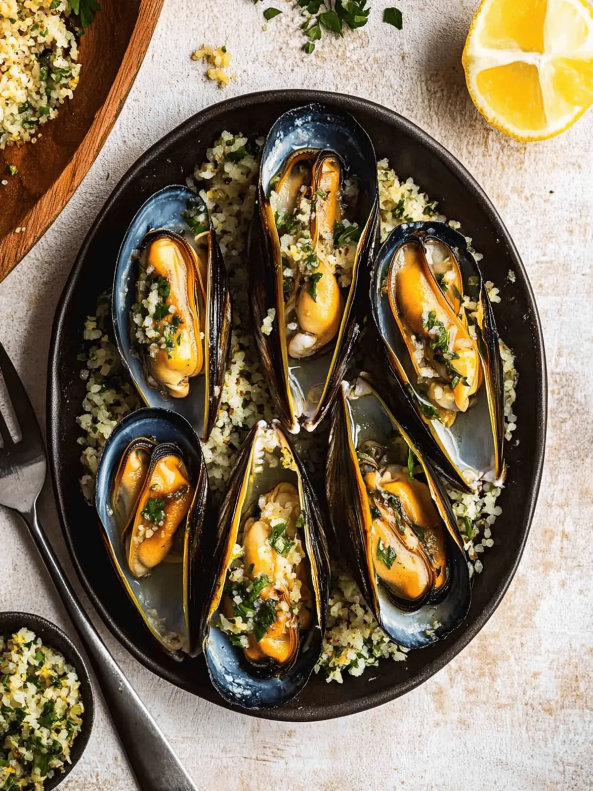 Baked Mussels