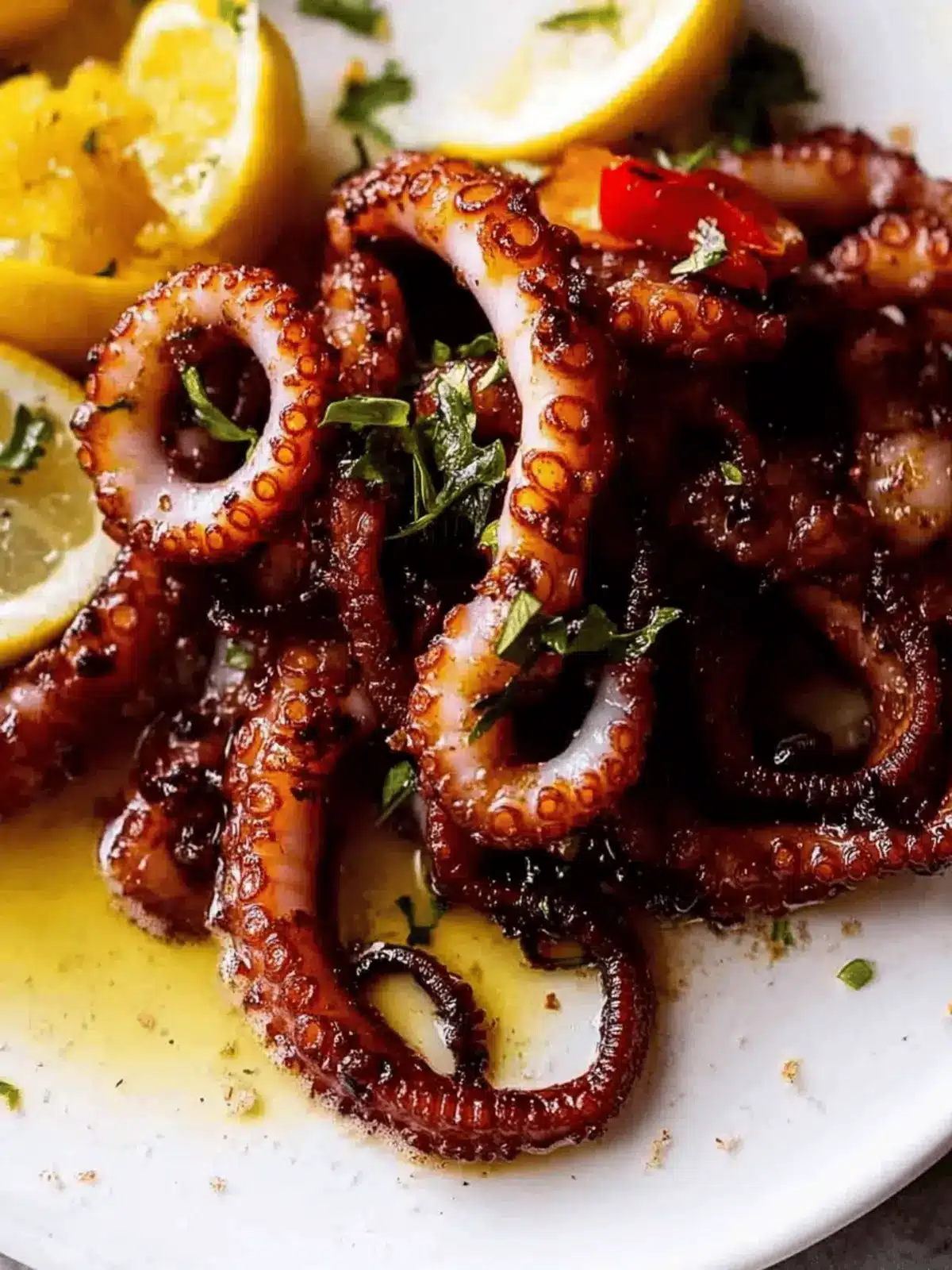 Crispy Marinated Baby Octopus