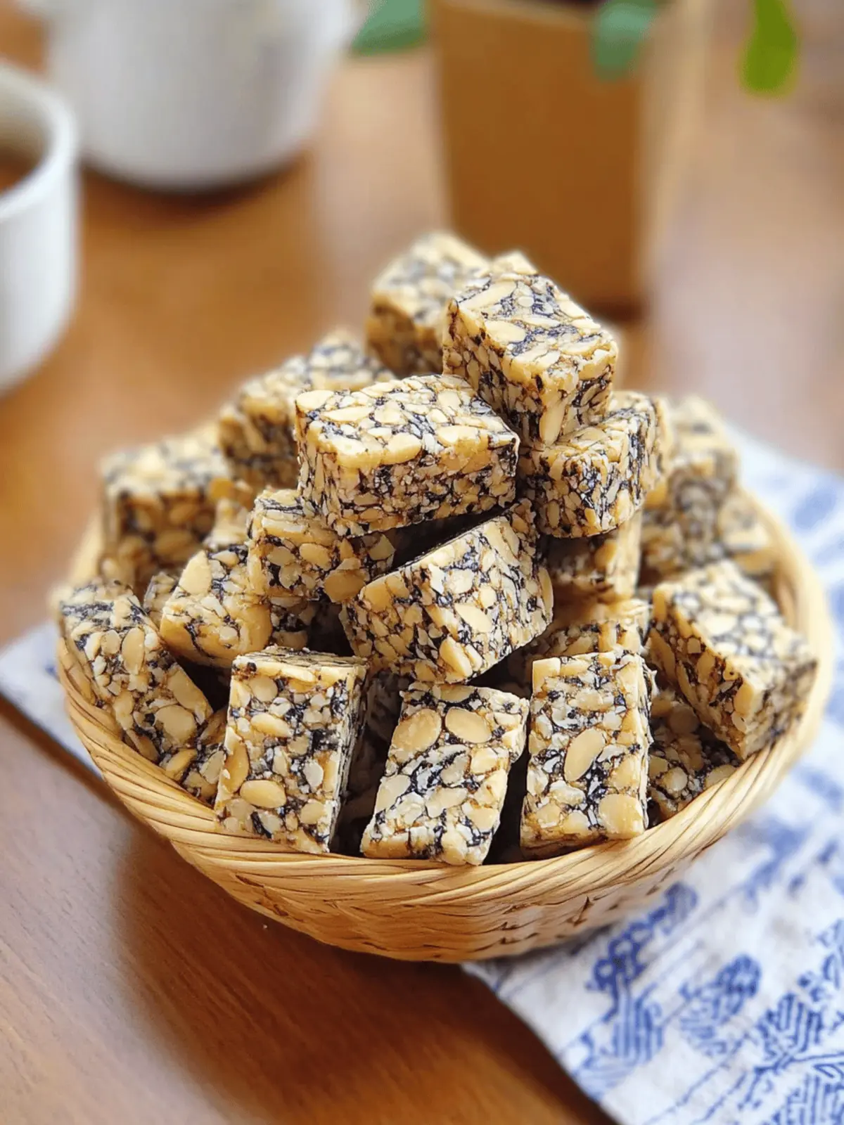 Crunchy Sesame Candy With Peanut