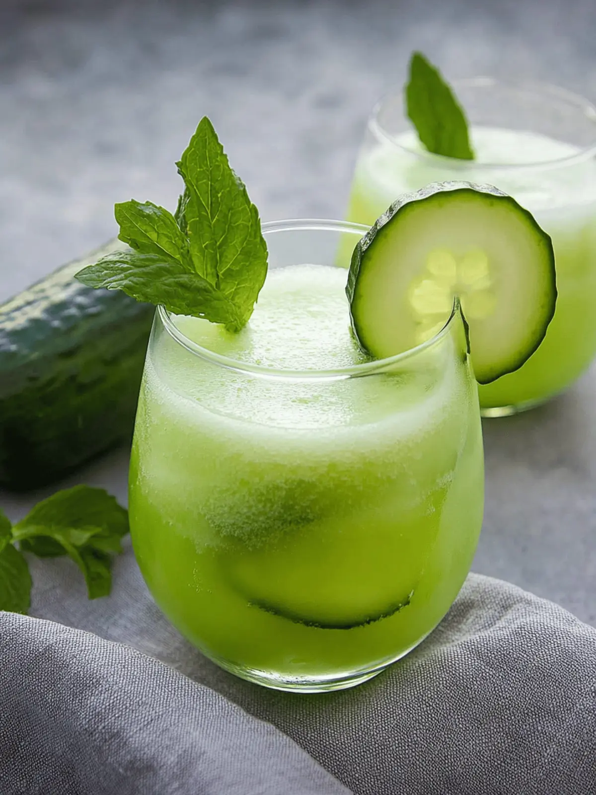 Cucumber agua fresca