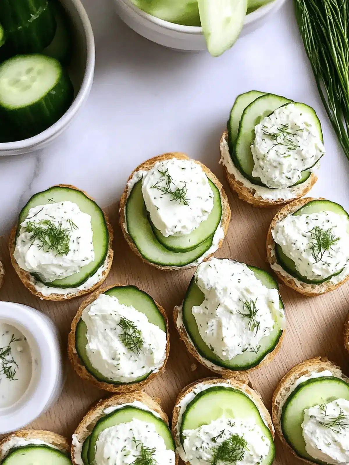 Cucumber Cream Cheese Bites