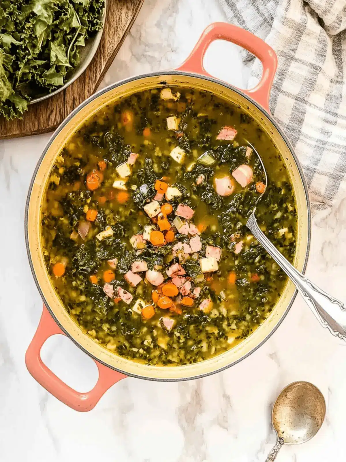 Swamp Soup With Turnip Greens