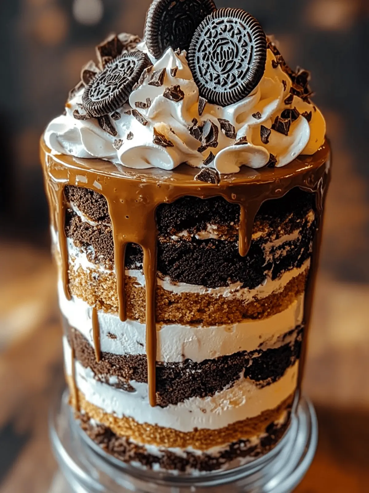 Indulge in Chocolate Oreo Cheesecake Brownie Trifle Bliss 4 Chocolate Oreo Cheesecake Brownie Trifle