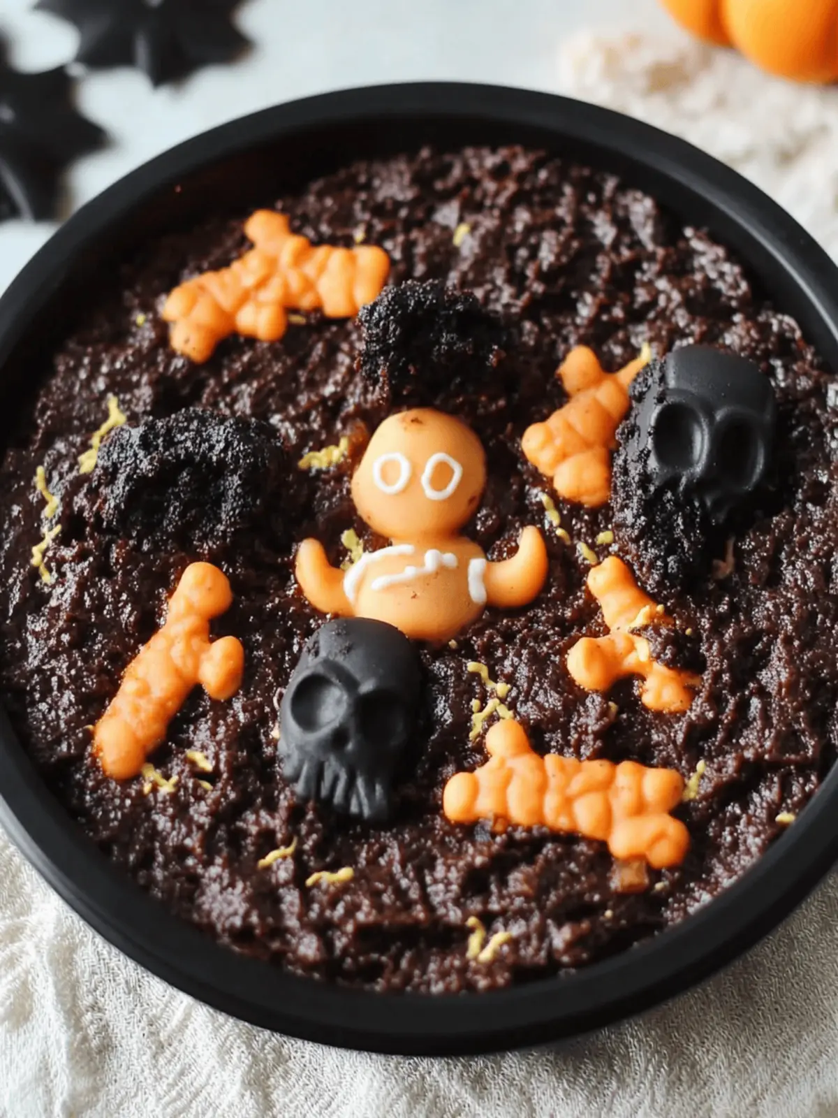 Graveyard Dip (Halloween Brownie Batter Dip)
