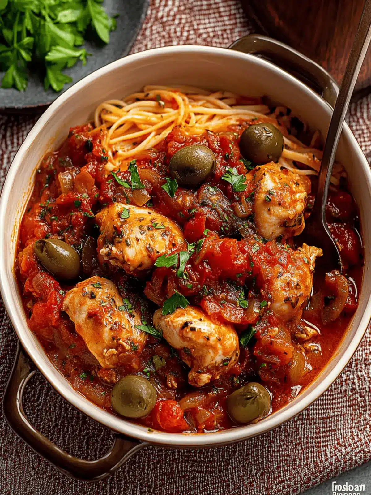 Slow Cooker Chicken Cacciatore