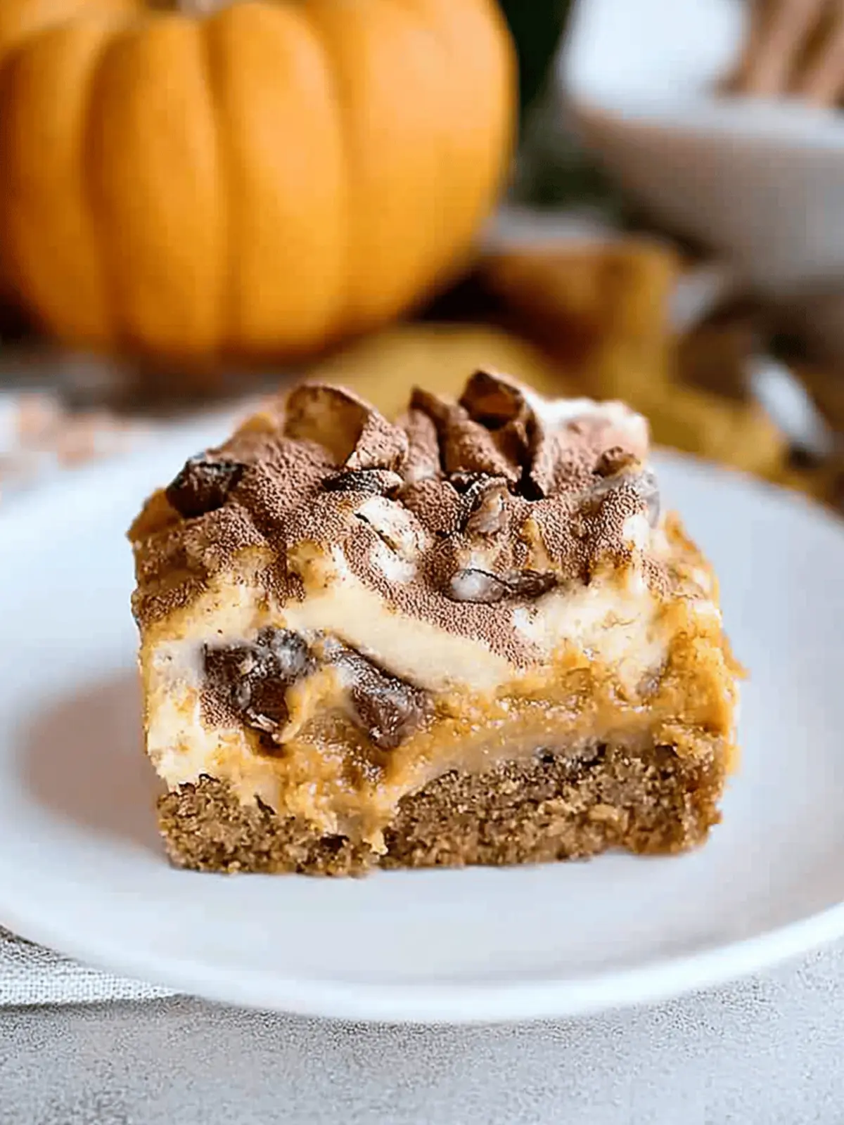 Pumpkin Earthquake Cake