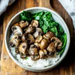 Creamy Miso Mushrooms