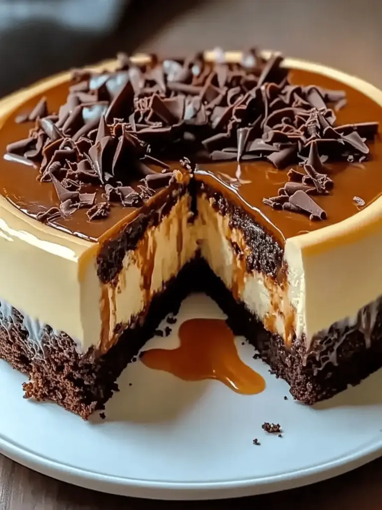 Caramel Brownie Cheesecake