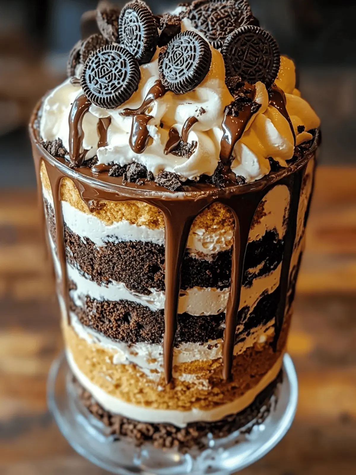 Indulge in Chocolate Oreo Cheesecake Brownie Trifle Bliss 2 Chocolate Oreo Cheesecake Brownie Trifle