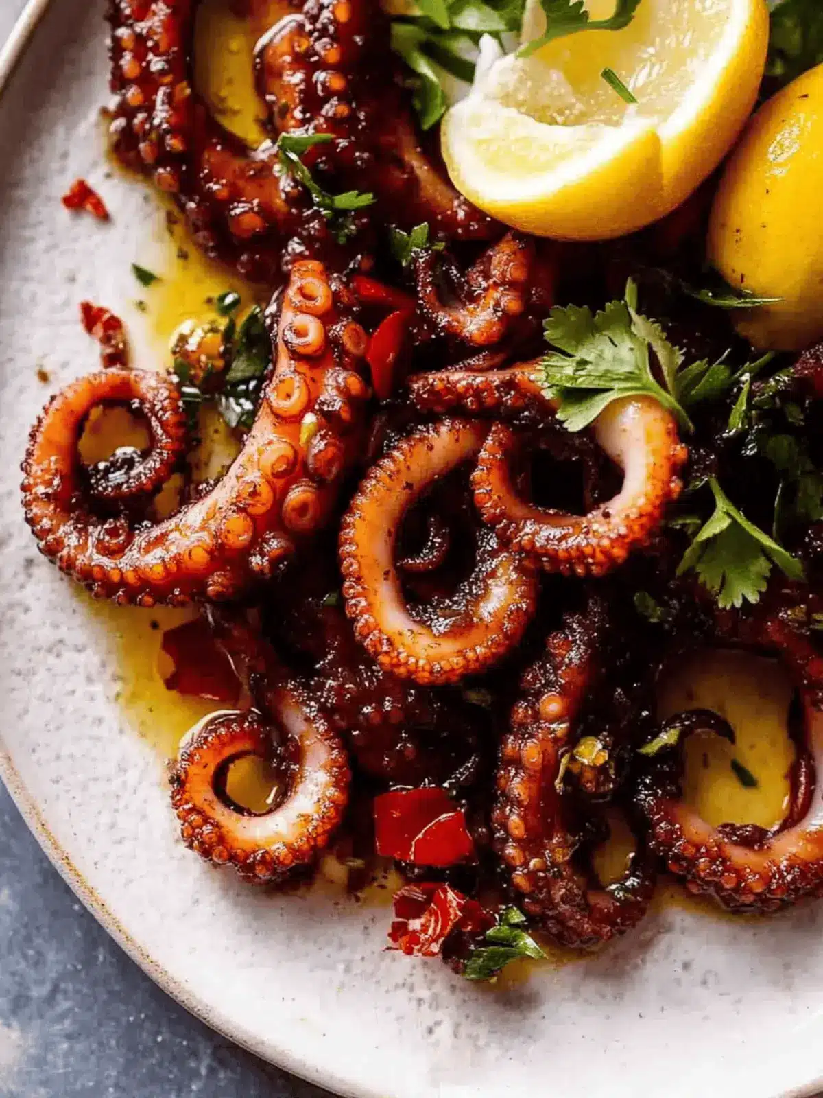 Crispy Marinated Baby Octopus
