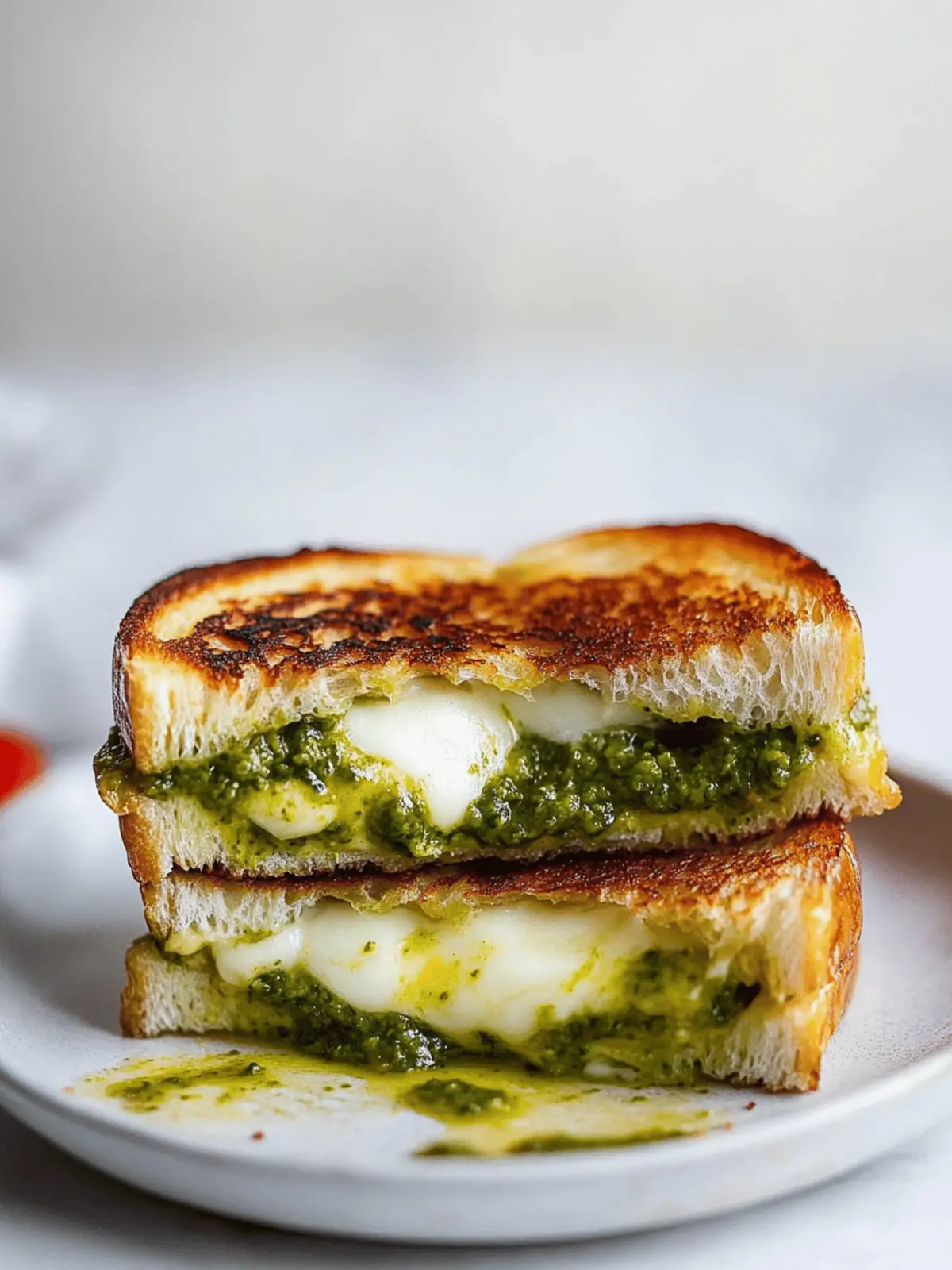 Pesto Grilled Cheese