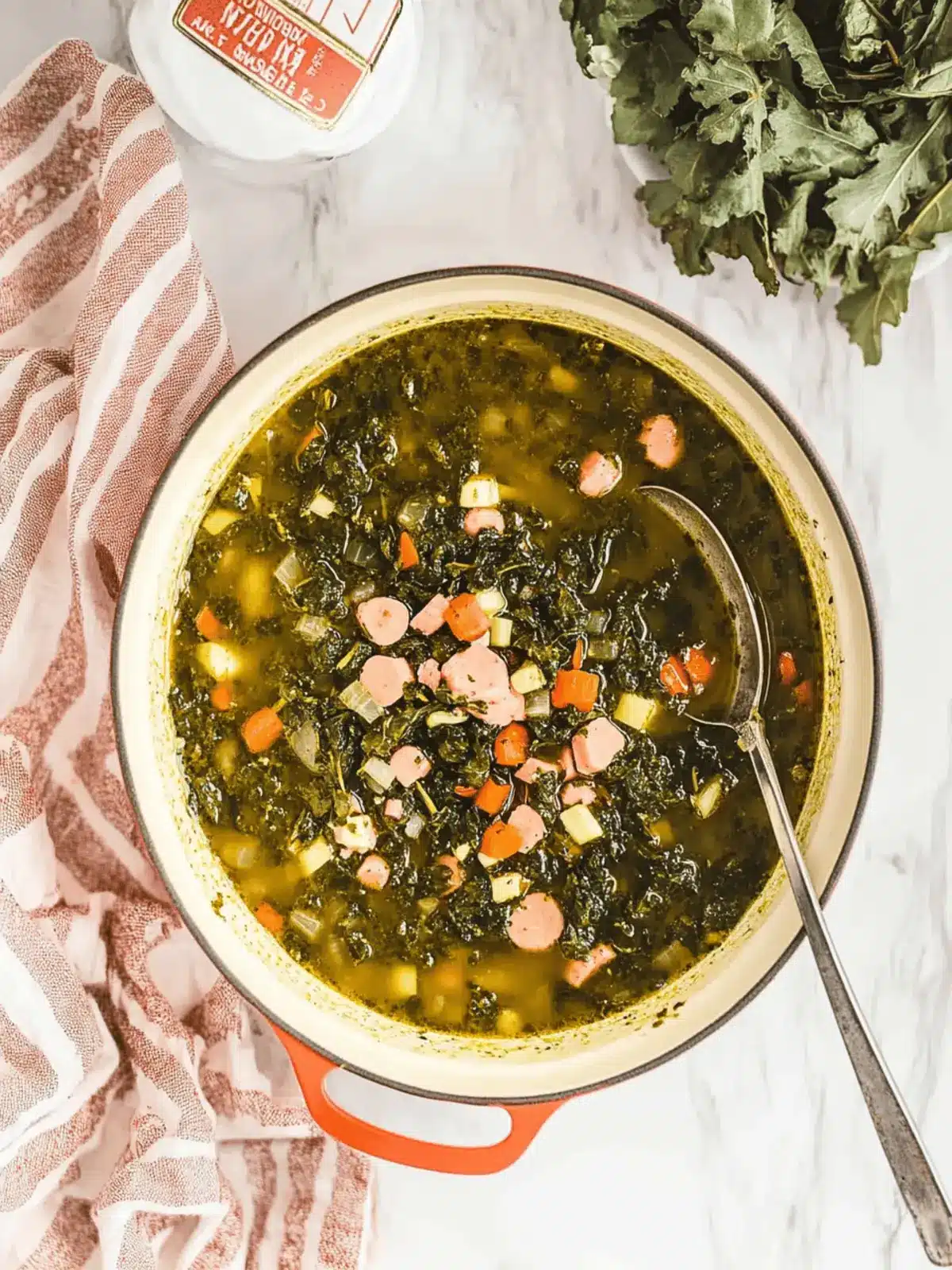 Swamp Soup With Turnip Greens
