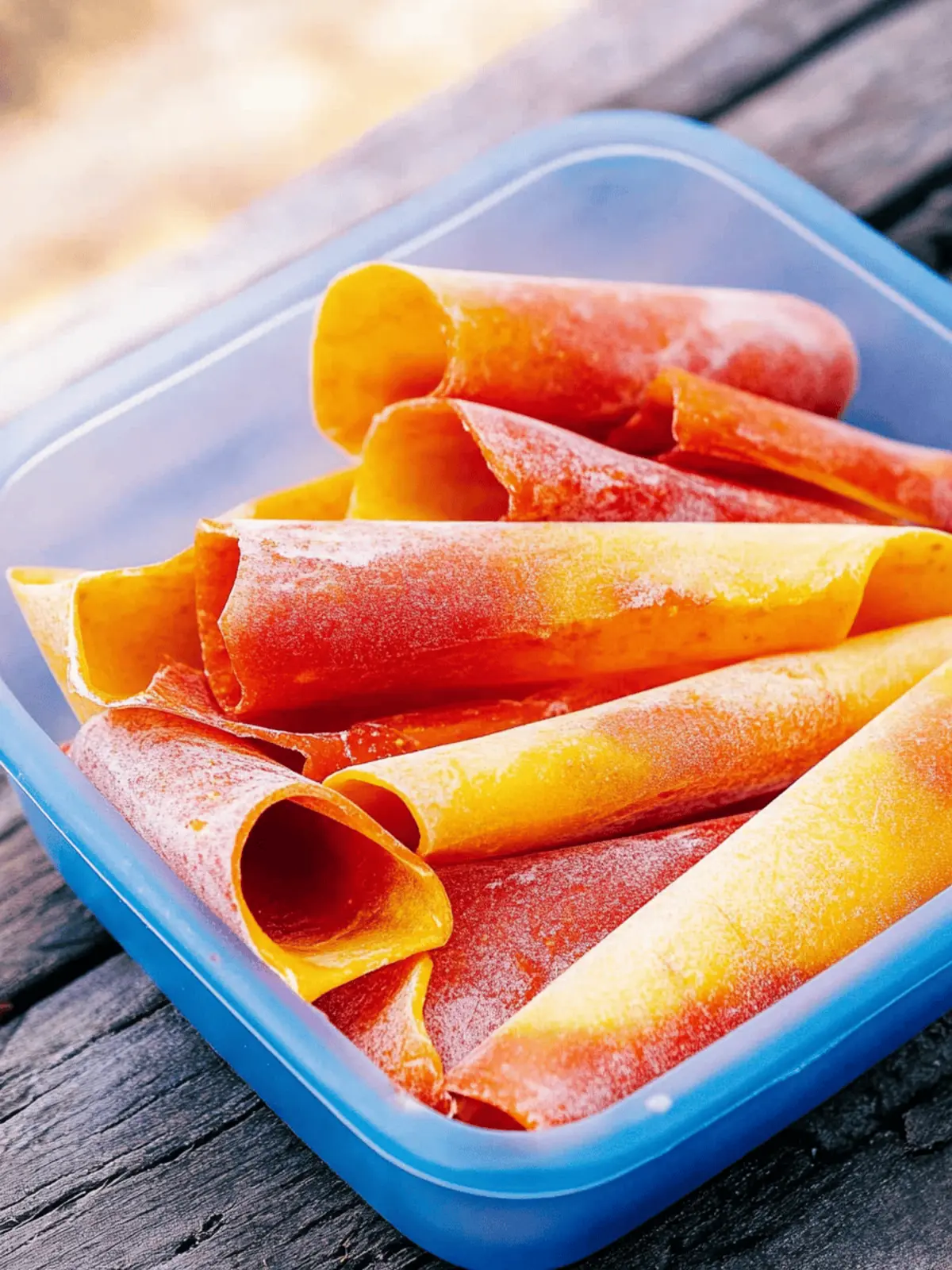 Tie-Dye Mango Strawberry Fruit Leathers