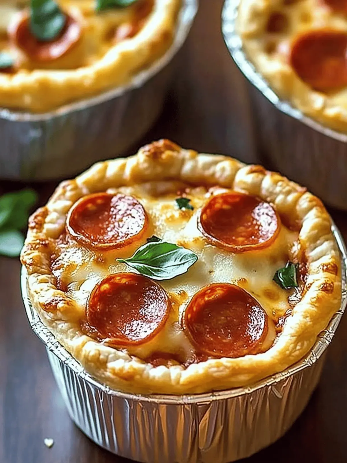Mini Pizza Pot Pies: Your New Favorite Snack Delight 3 Mini Pizza Pot Pies