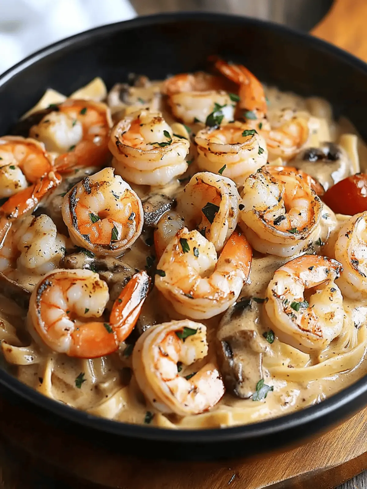 Blackened Shrimp Stroganoff