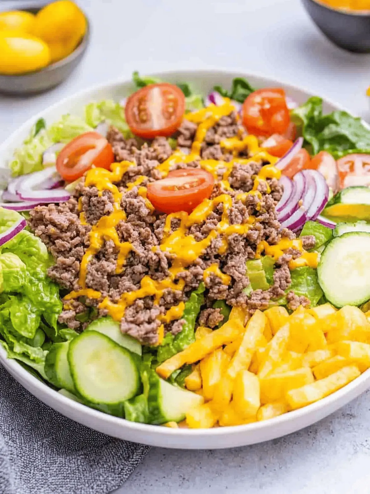 Keto Big Mac Salad
