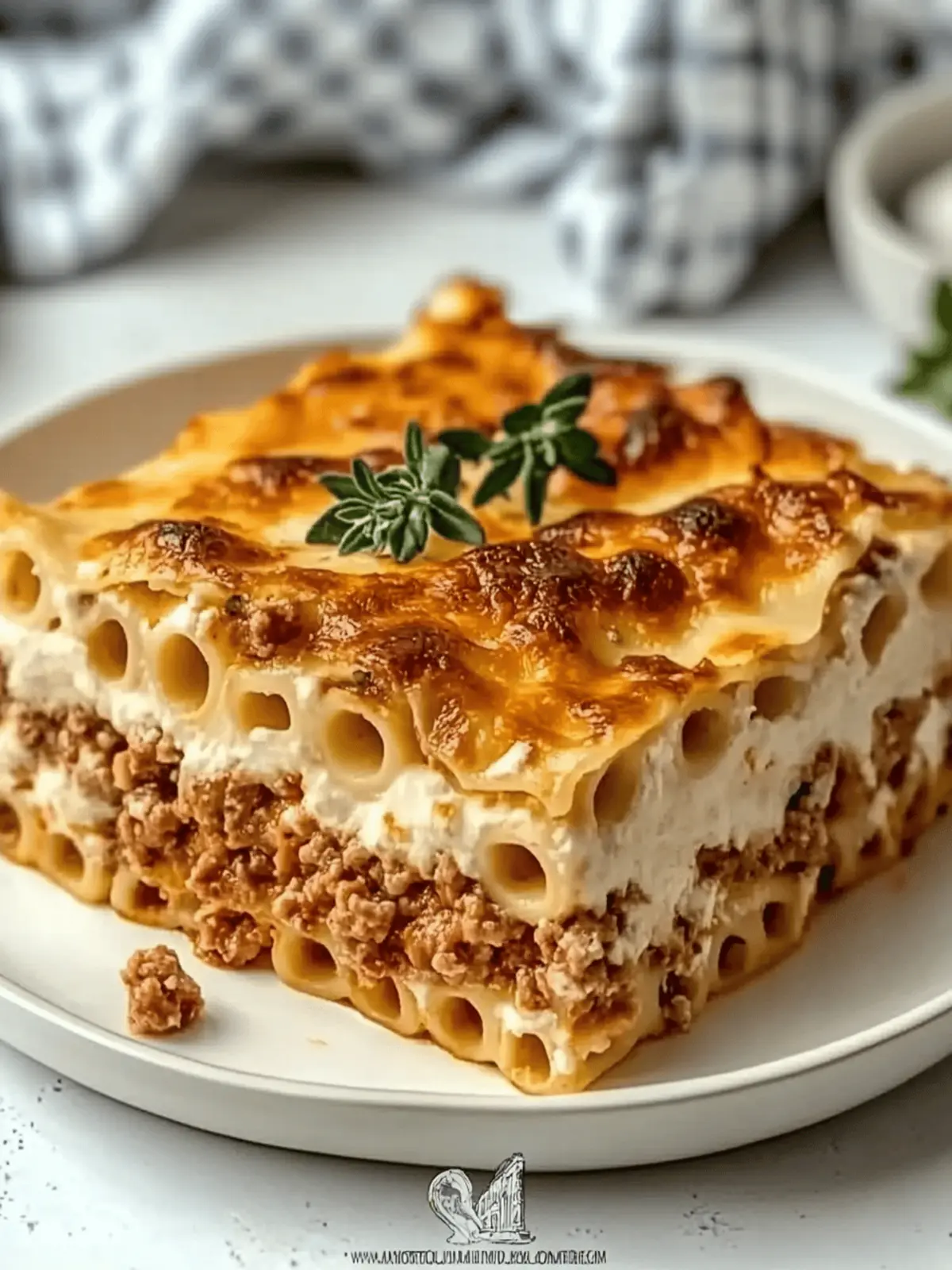 Traditional Greek Pastitsio