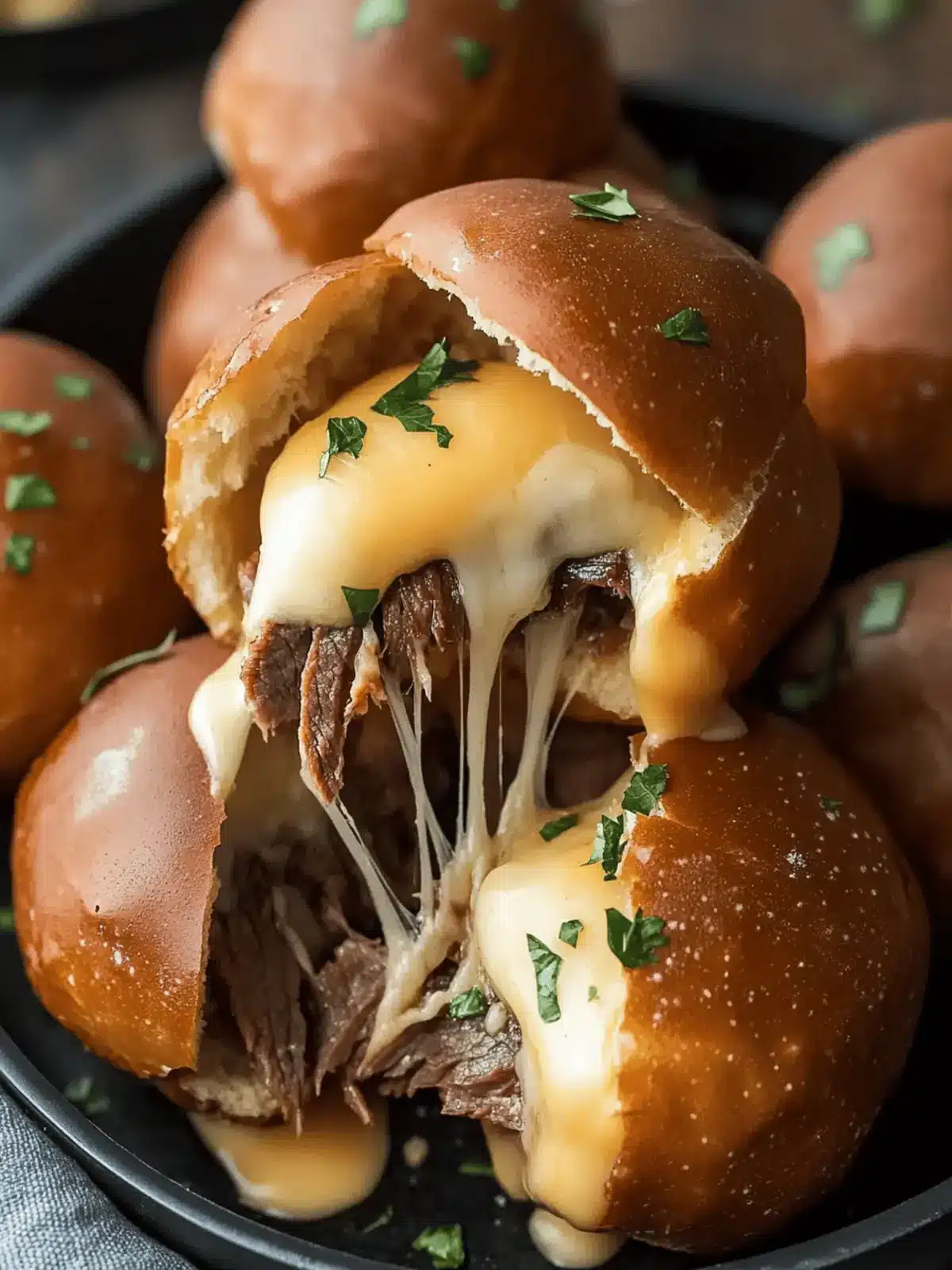 Smoked Brisket Beer Cheese Bombs