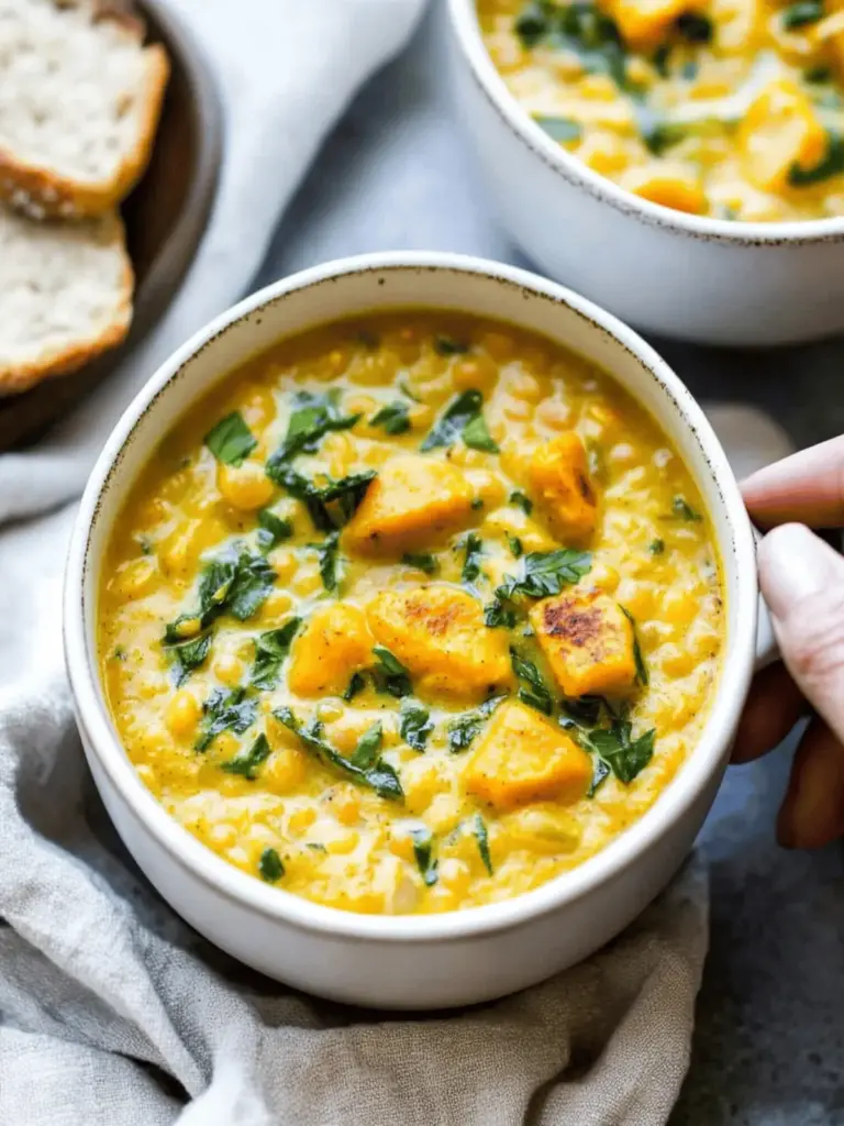 Golden Turmeric Lentil Soup