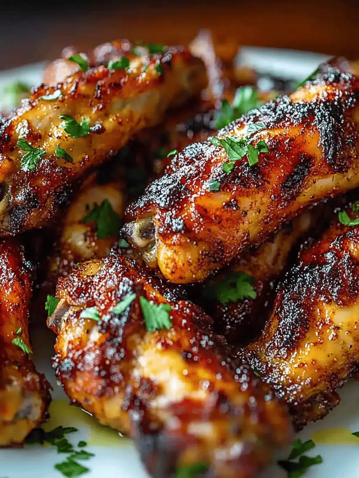 Cajun Garlic Chicken Wings Feast