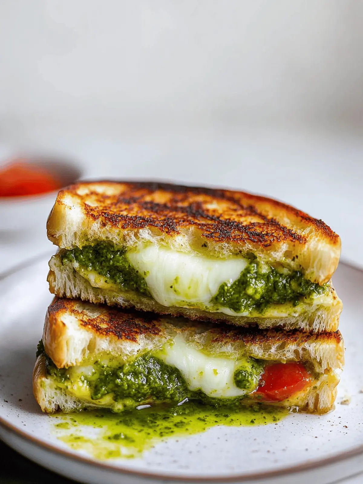 Pesto Grilled Cheese