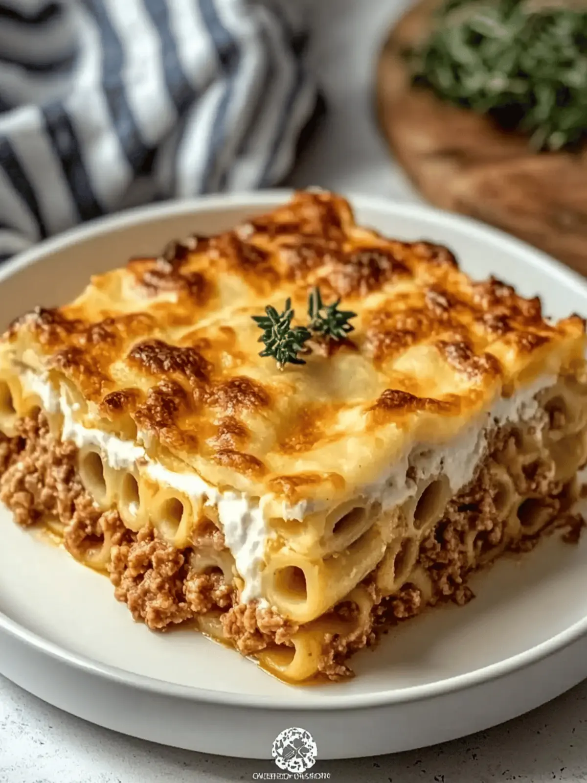 Traditional Greek Pastitsio