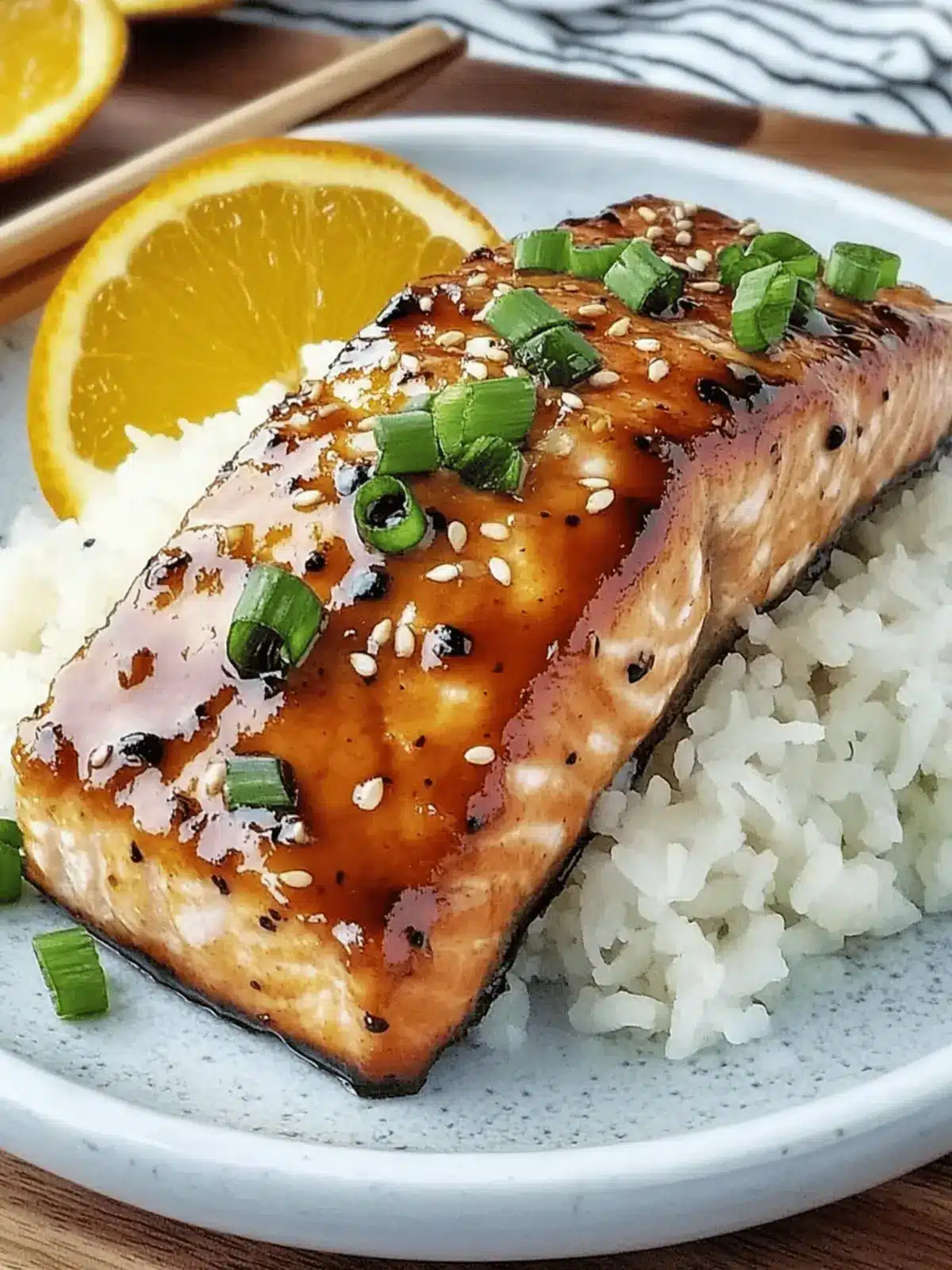 Orange Teriyaki Salmon