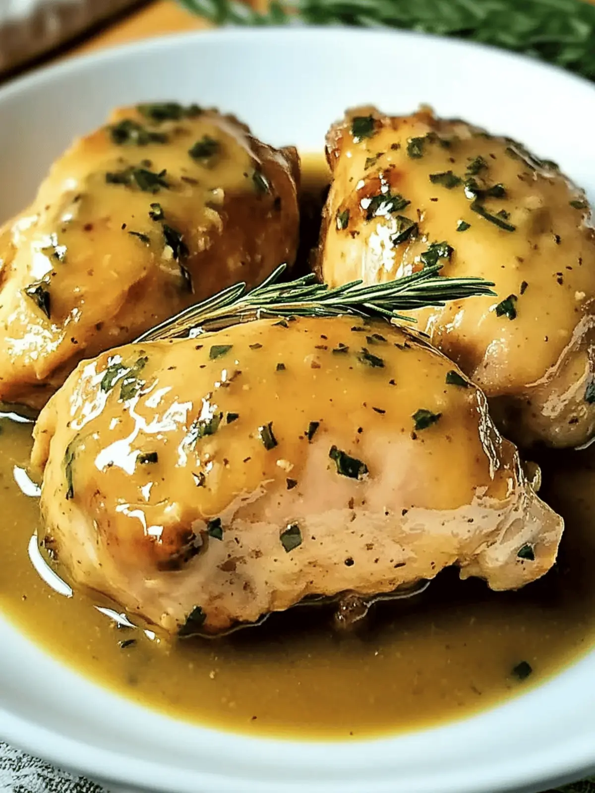 Slow Cooker Honey Mustard Chicken