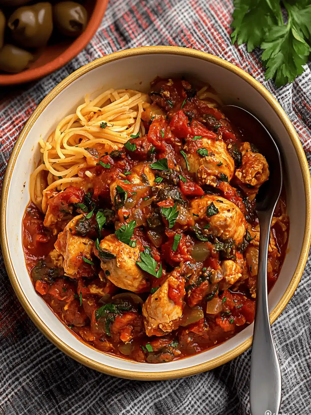 Slow Cooker Chicken Cacciatore