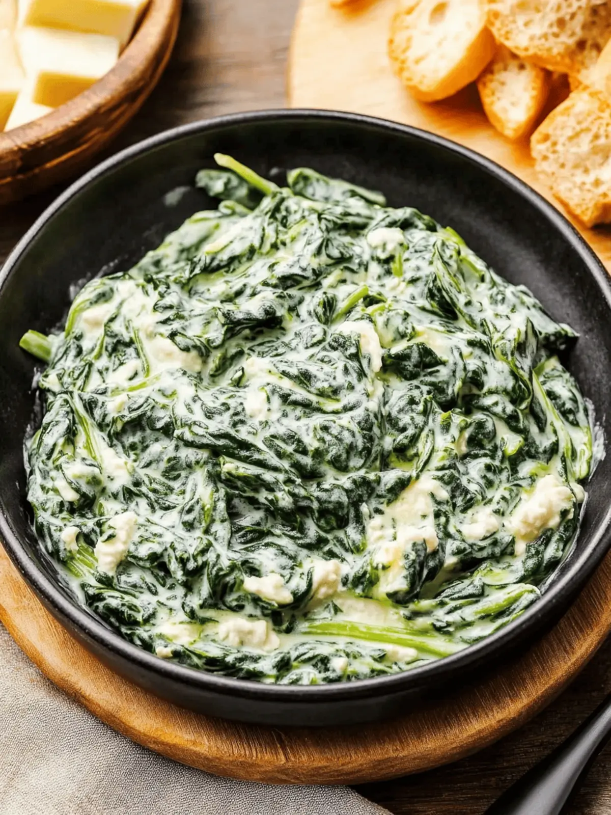 Creamed Spinach with Cream Cheese